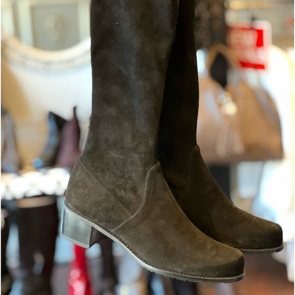 Over the knee suede boot - Picture 2 of 4